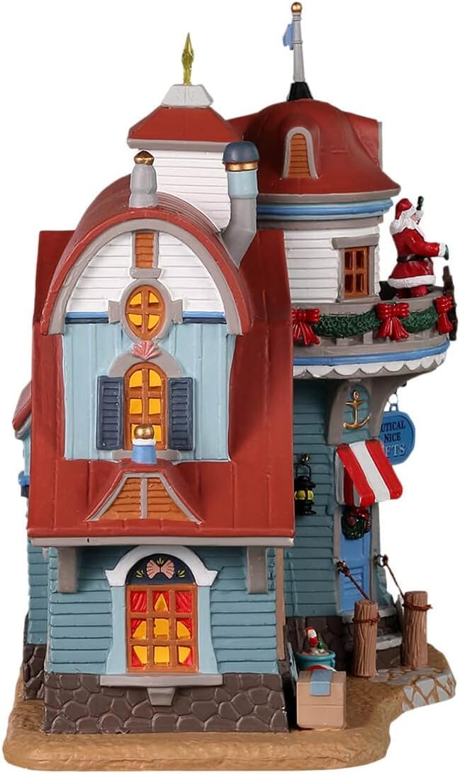 Lemax Seaside Santa Christmas Shoppe #25909