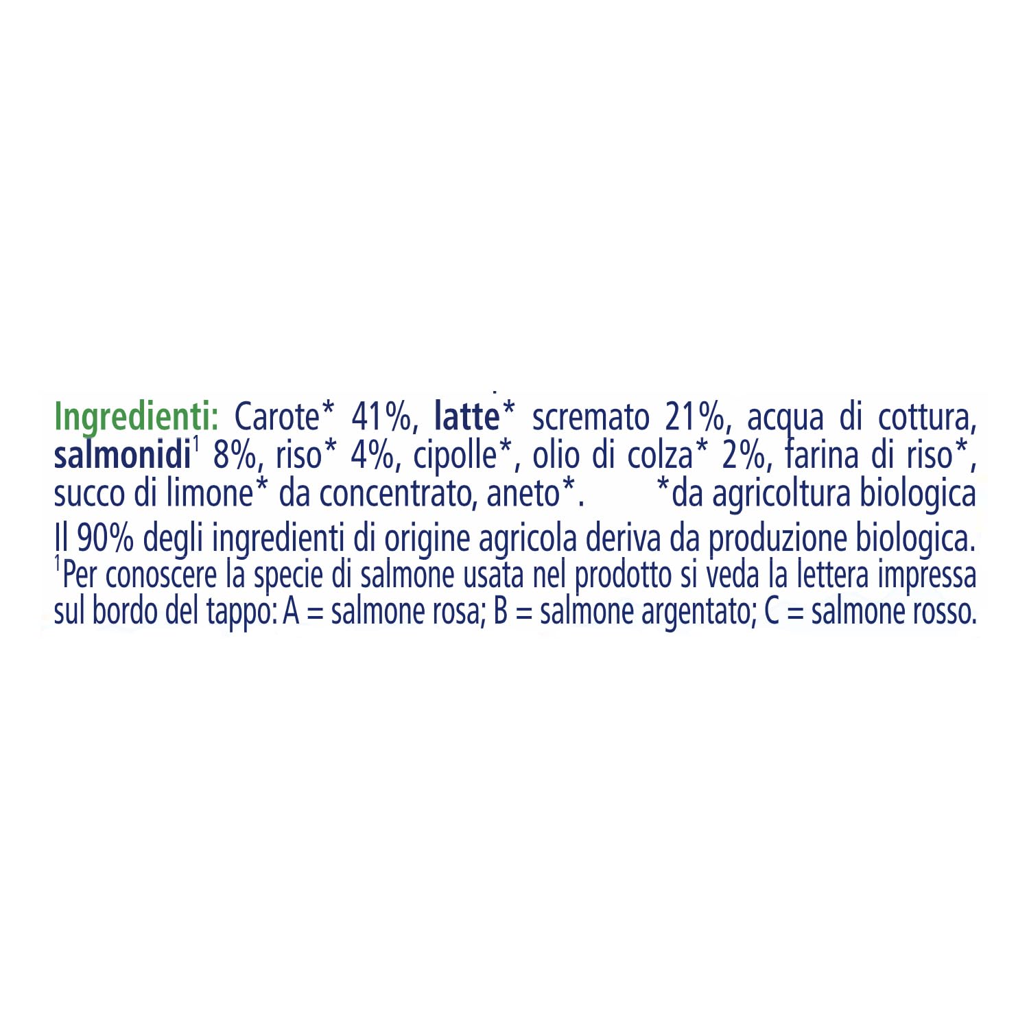 HiPP - Pappa Pronta Completa Bio, Riso con Carote e Salmone, 6 Confezioni da 220 g