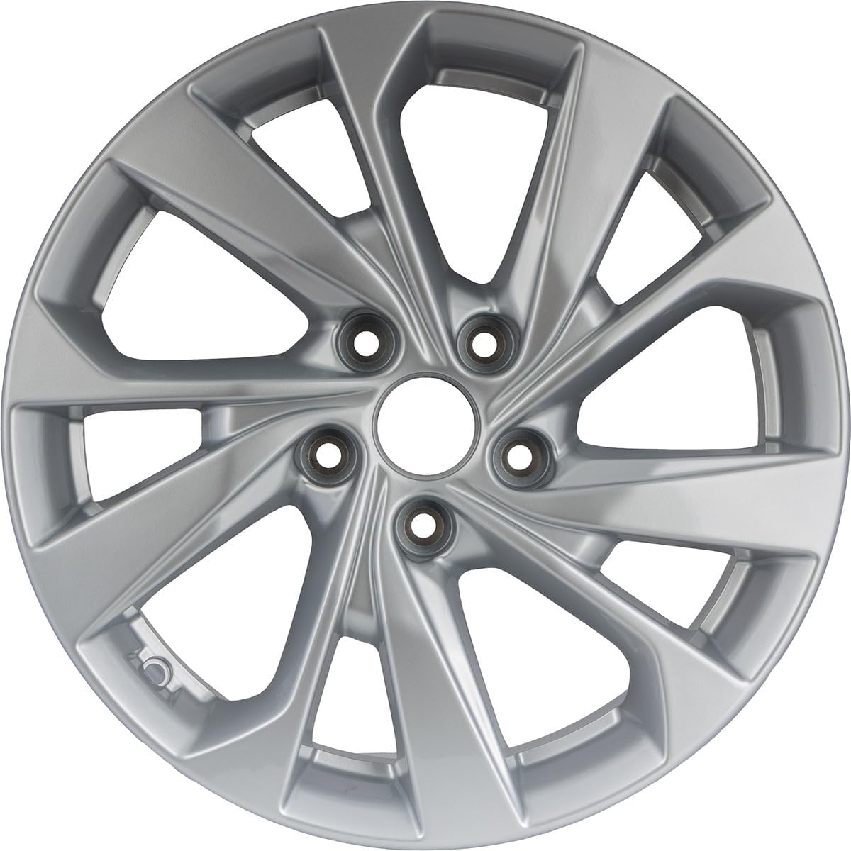 17 x 7 Alloy Wheel Rim 5x114.3 mm Bolt Pattern 51 mm Offset 67.1 mm Hub Bore Silver Painted OE Replacement Fits 2019-2021 Hyundai Tucson OE โ 10 Spoke