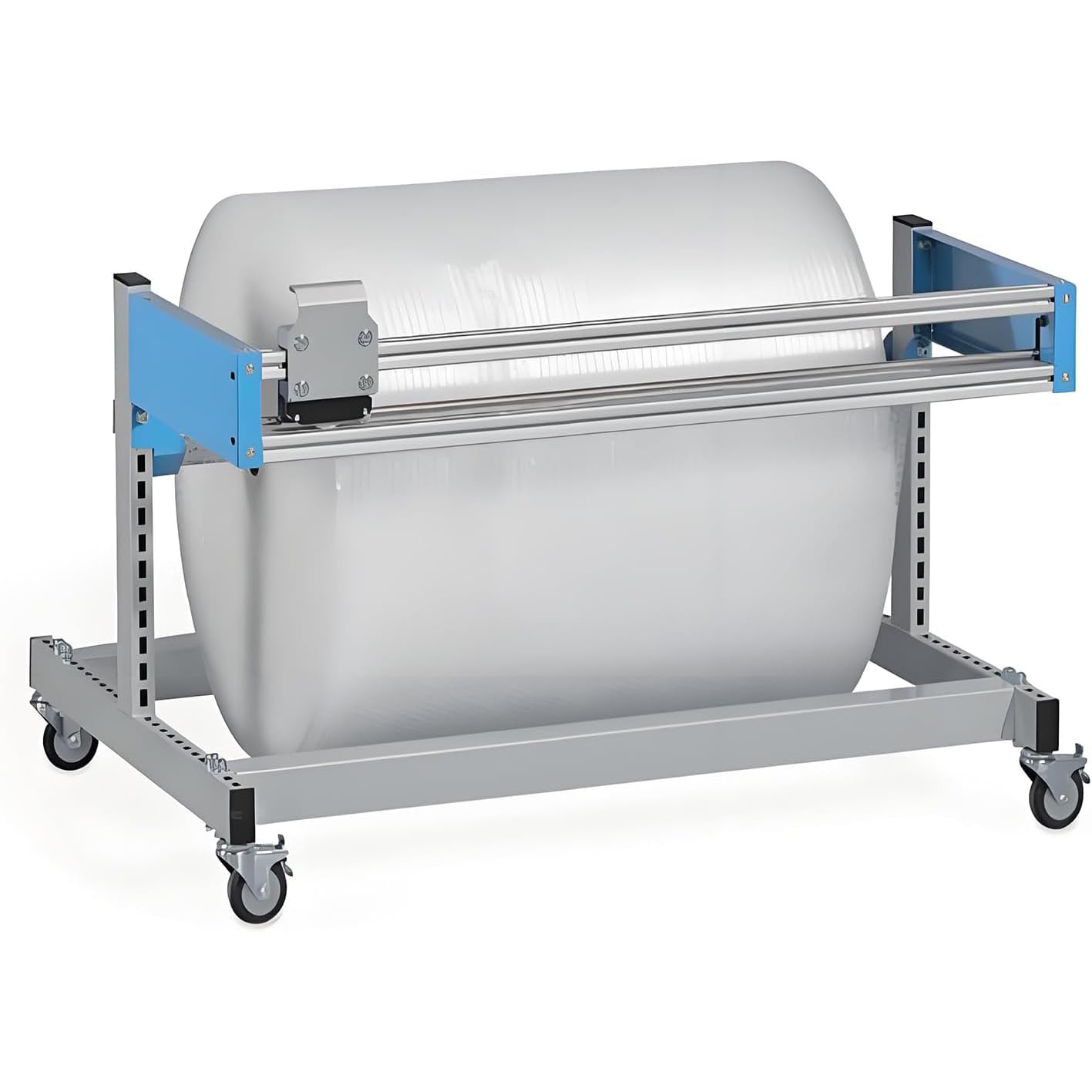 Dispensador De Rollos De Plástico De Burbujas, Soporte Vertical Giratorio De 360° para Envoltura De Espuma, Compatible con Rollos De hasta 1000 Mm (39,37 Pulgadas) De Ancho, con Cortador