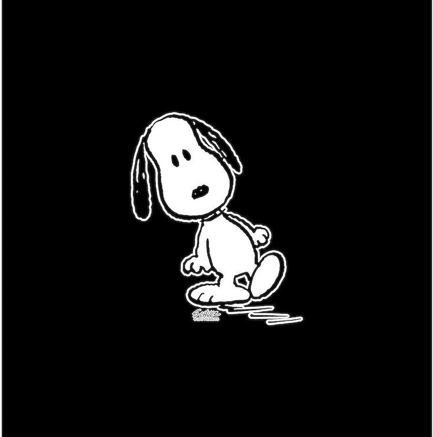 CafePress Peanuts Snoopy Decorative Fabric Shower Curtain