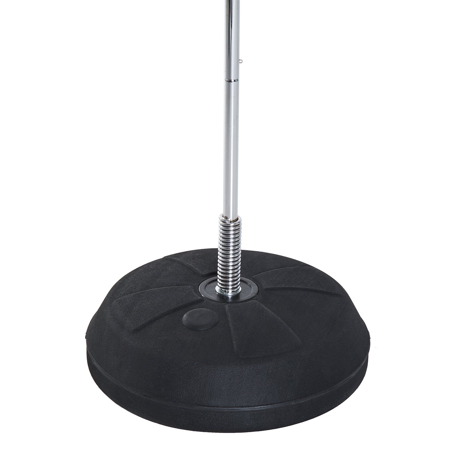 HOMCOM Sac de Frappe sur Pied Punching Ball réglable 126-144 cm avec Gants et Pompe