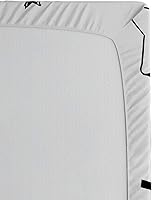 Vista 63 de Ambesonne - Sábana bajera ajustable multicolor, en colores y tres tamaños Azul y gris