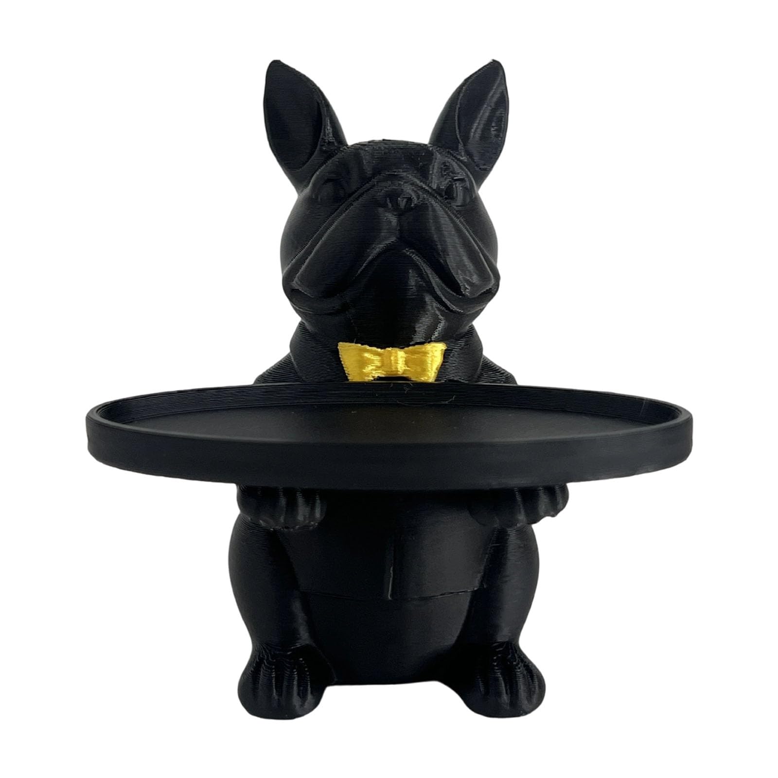alloneslife Lovely Dog Figurines Decorative Bowl Sculpture, Dog Statue for Jewelry Storage Home Decors for Entryway Table Candy