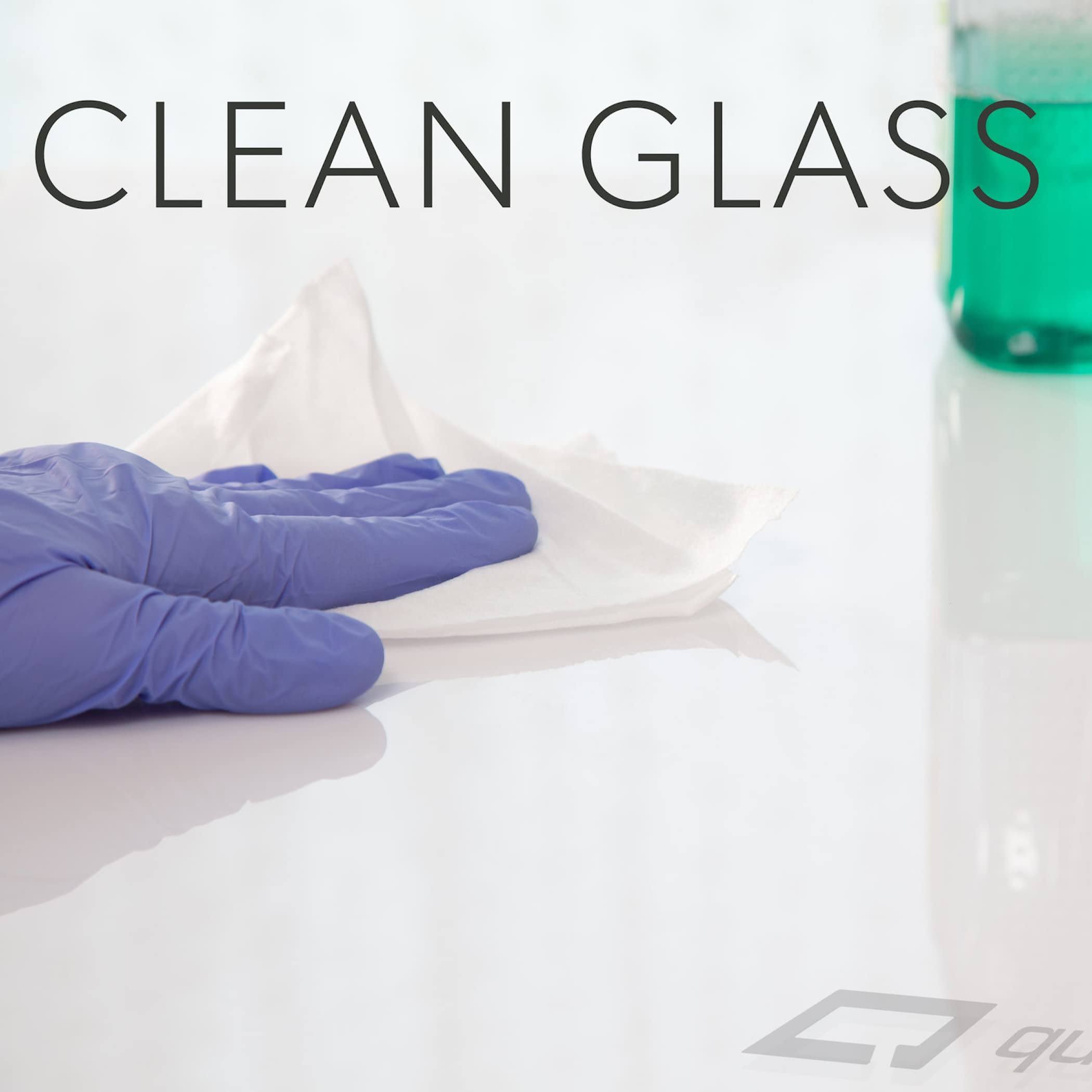 Quartet Glass Overlay Desk Pad, Clear Tempered Glass, Support Up-420506