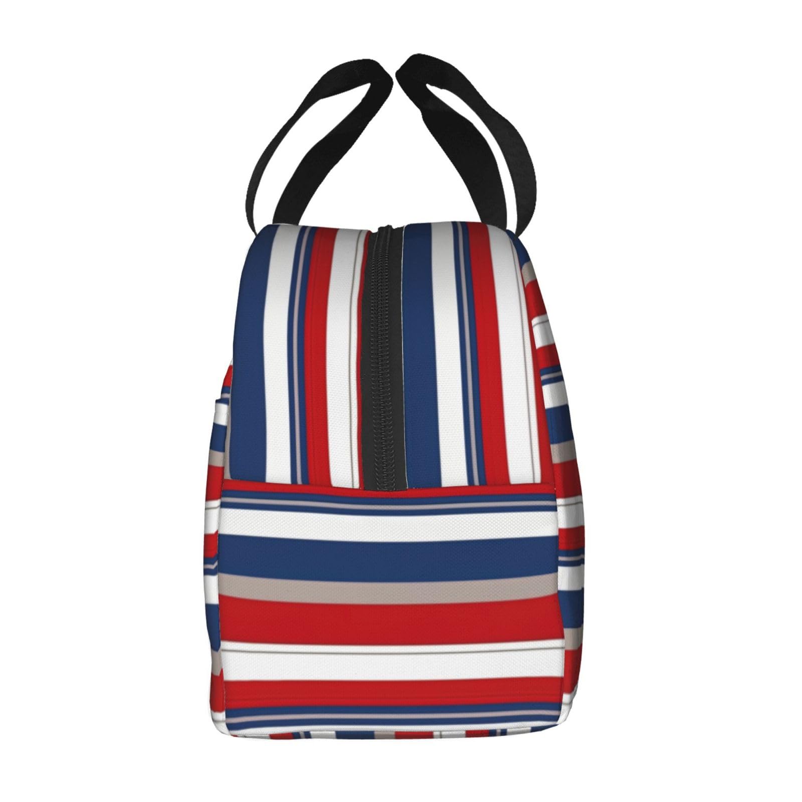 Borsa Termica Pranzo Gianlaima Con Motivo Axolotl Rosa E Blu, Isolata, Portatile, Per Ufficio E Picnic - 3