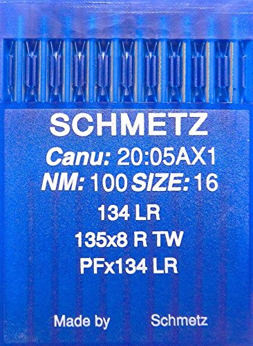 Schmetz 134 LR - 10 aghi circolari per macchina da...