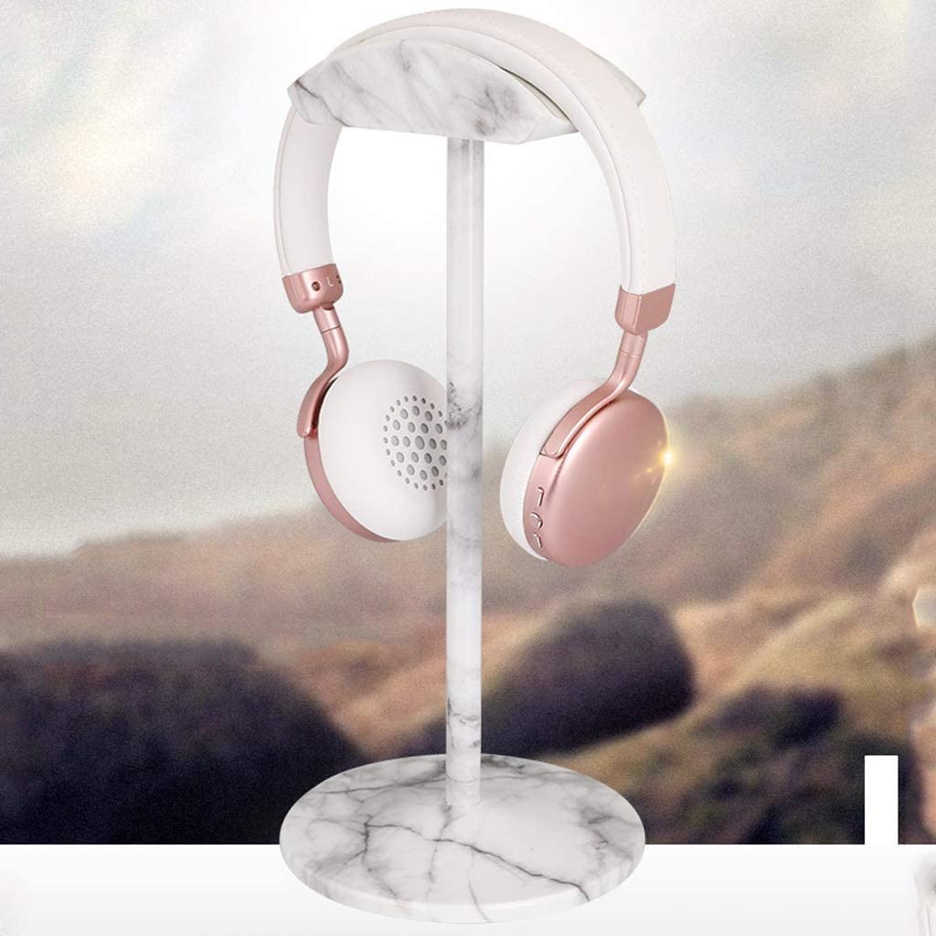 Gaming Accessori Supporto per Cuffie Staffa da Tavolo Stabile Rimovibile per Cuffie da Gioco Accessori per Auricolari da Gioco Stand Over-Ear da Gioco(Marble Texture)