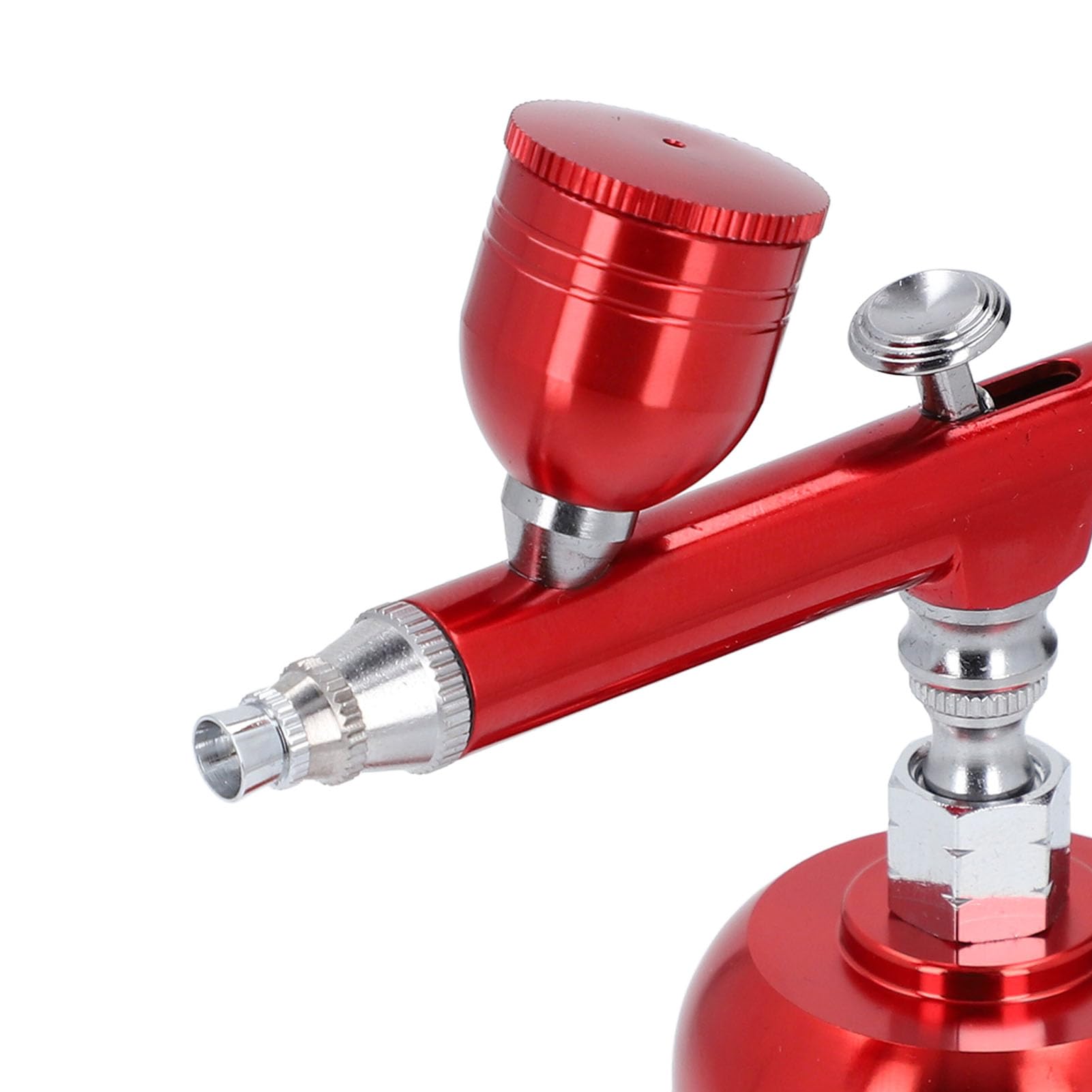 FTVOGUE Airbrush-Set, Kabelloser Mini-Kompressor, Aluminiumlegierung, 17,4 PSI, Wiederaufladbares Luftpinsel-Set für Nagelkunst, Modellmalerei, Kuchendekoration, Künstler, Anfänger