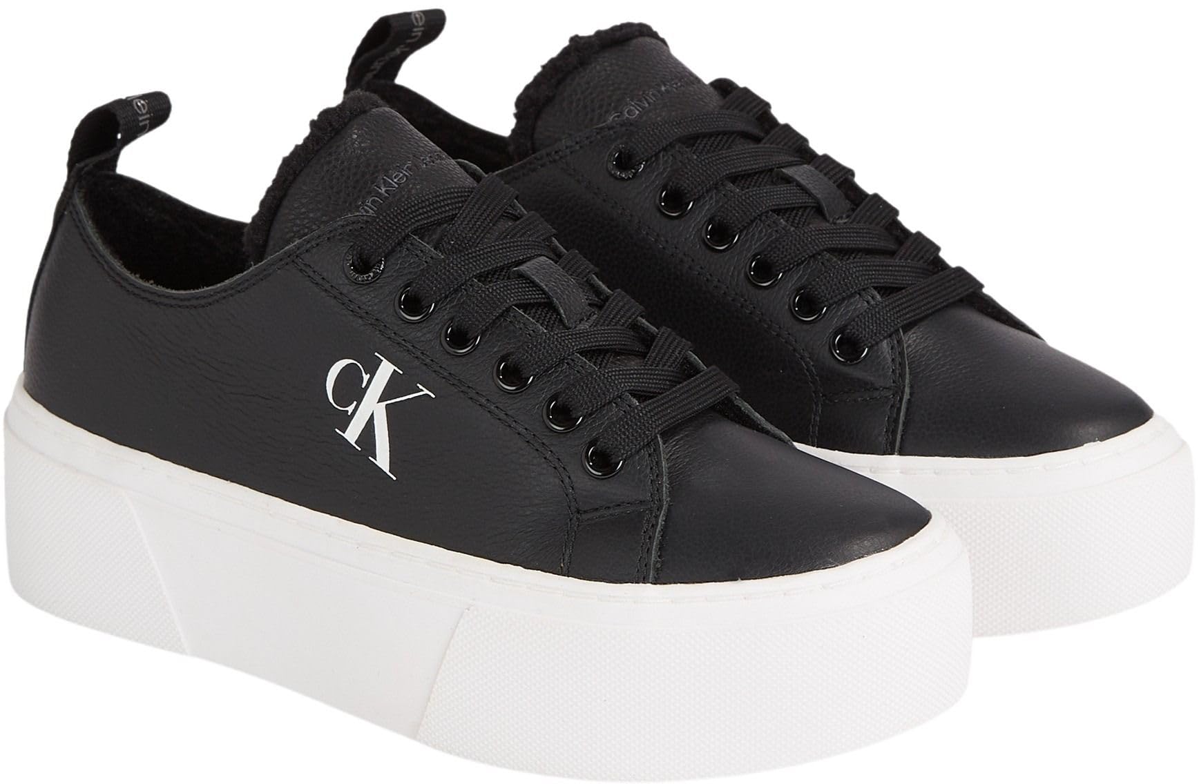Calvin Klein Jeans Mujer Sneaker con suela cupsole Flatform Low Zapatillas