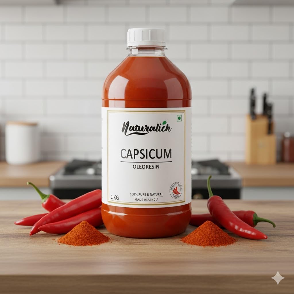 Naturalich Capsicum Oleoresin 2.5% 1 Kg | Naturalich Capsicum Oleoresin 1kg