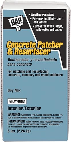 Parche y Resurfacer, 5 libras, paquete, gris