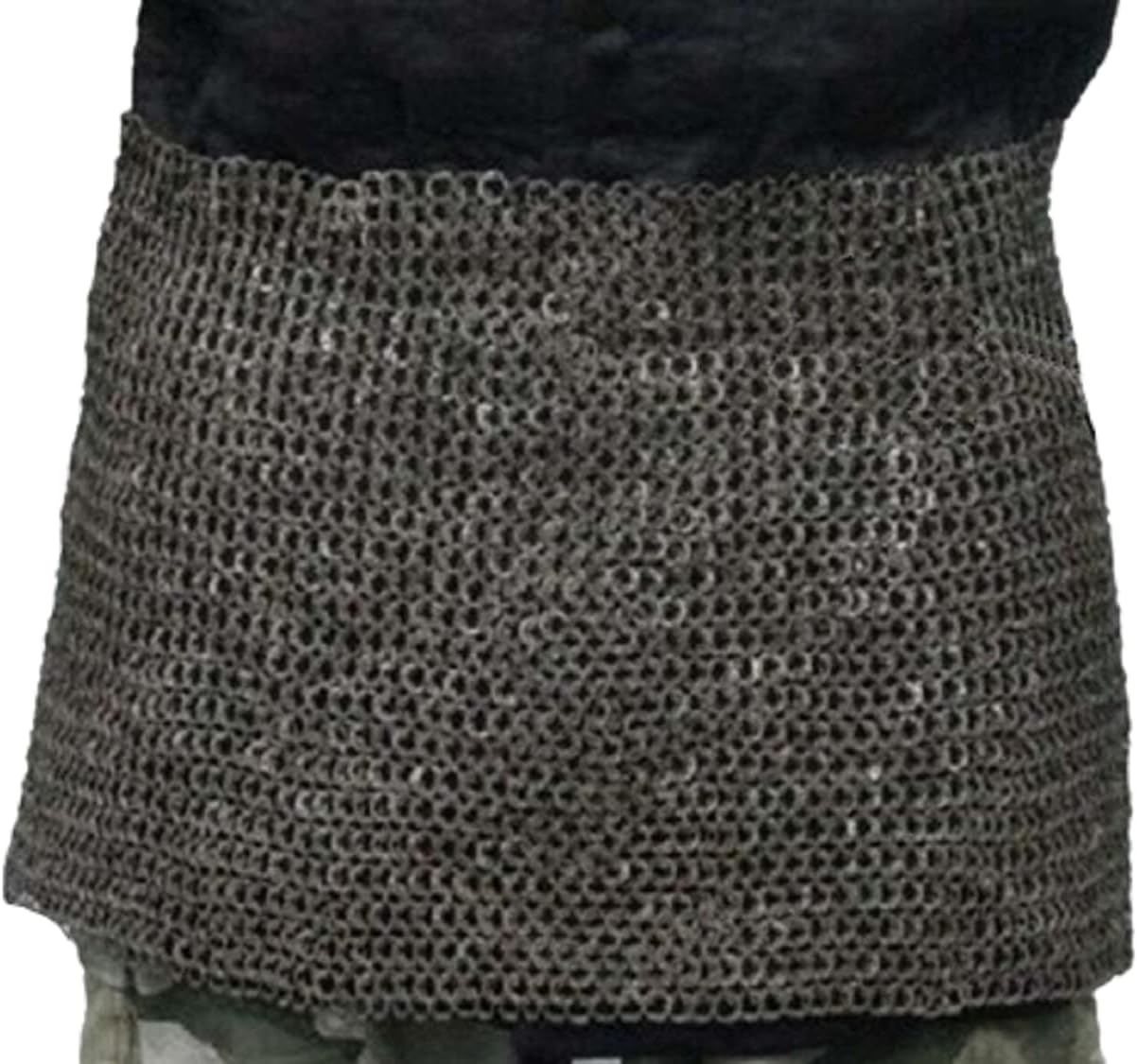 9MM Chainmail Skirt Flat Riveted with Washer Mild Steel Medieval Armor Costume for SCA LARP