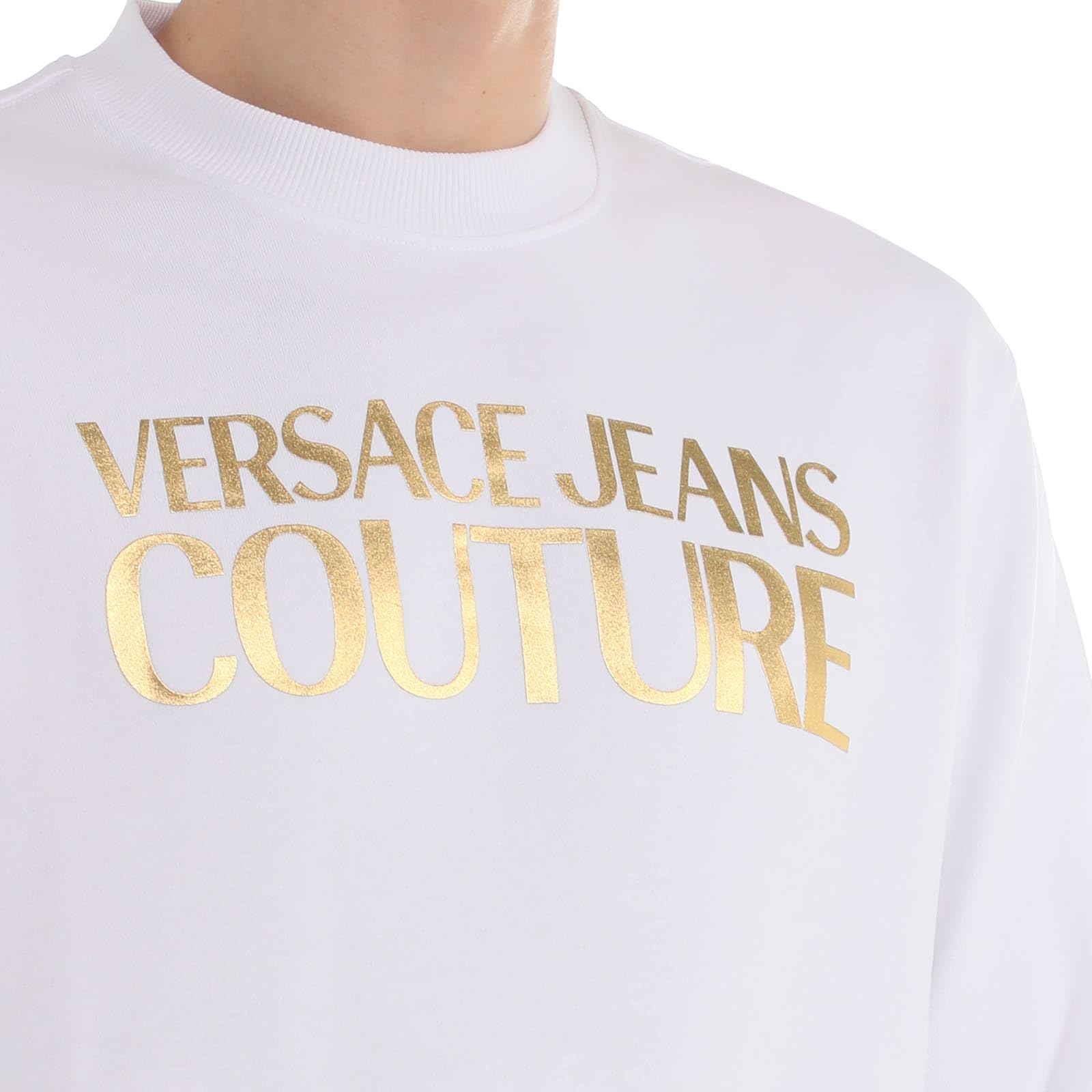 VERSACE JEANS COUTURE Felpa Bianco 76GAIT00-CF01T G03 Uomo L