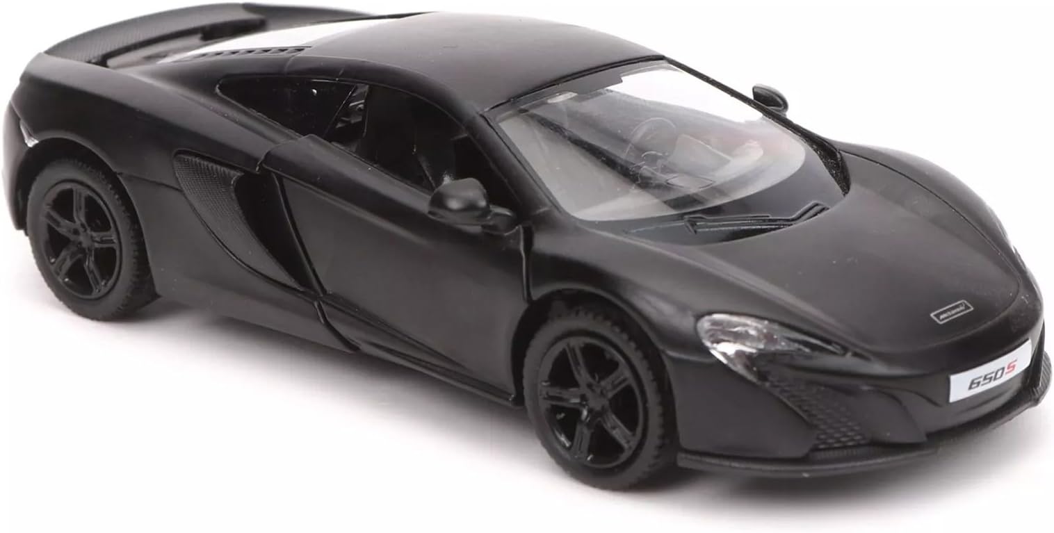 RMZ City McLaren 650S Matte Black Limited Edition 1:36 Scaled Model Car Features Opening Doors