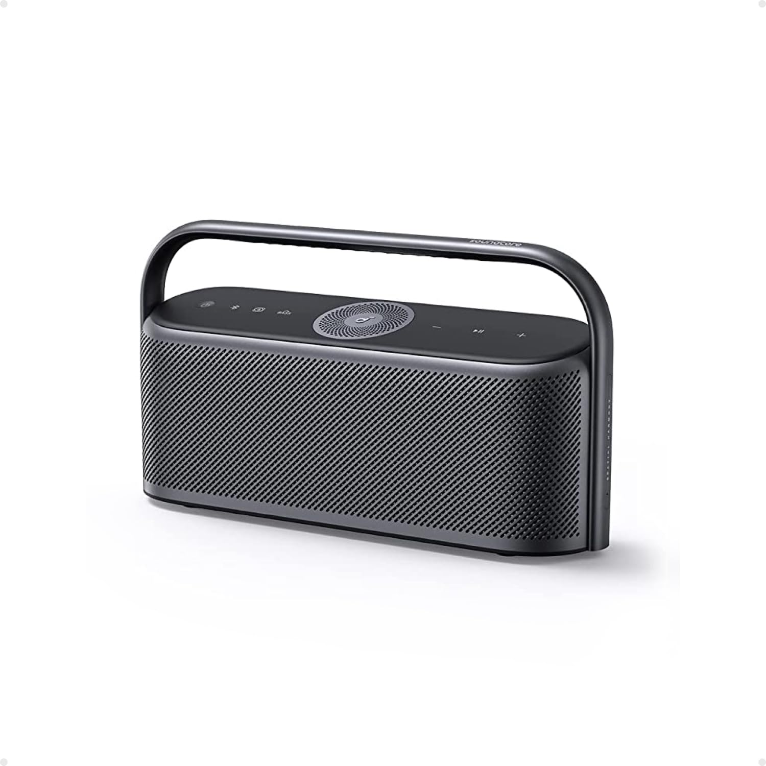 soundcore Motion X600 Portable Bluetooth Speaker, Hi-Res Spatial Audio with Wireless 50W Sound, IPX7 Waterproof, Pro EQ, AUX-in, Portable Speaker for Home, Office, Backyard and Bathroom Use