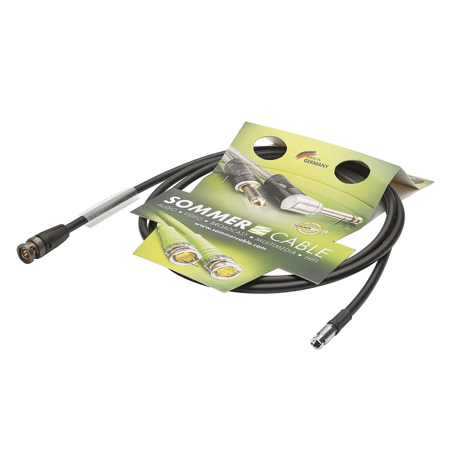 Produktbild von Sommer Cable VTGX 15m BNC-Kabel – 4K UHD, 12G-SDI, 6G, 3G, HD-SDI, Neutrik RearTWIST, Made In Germany