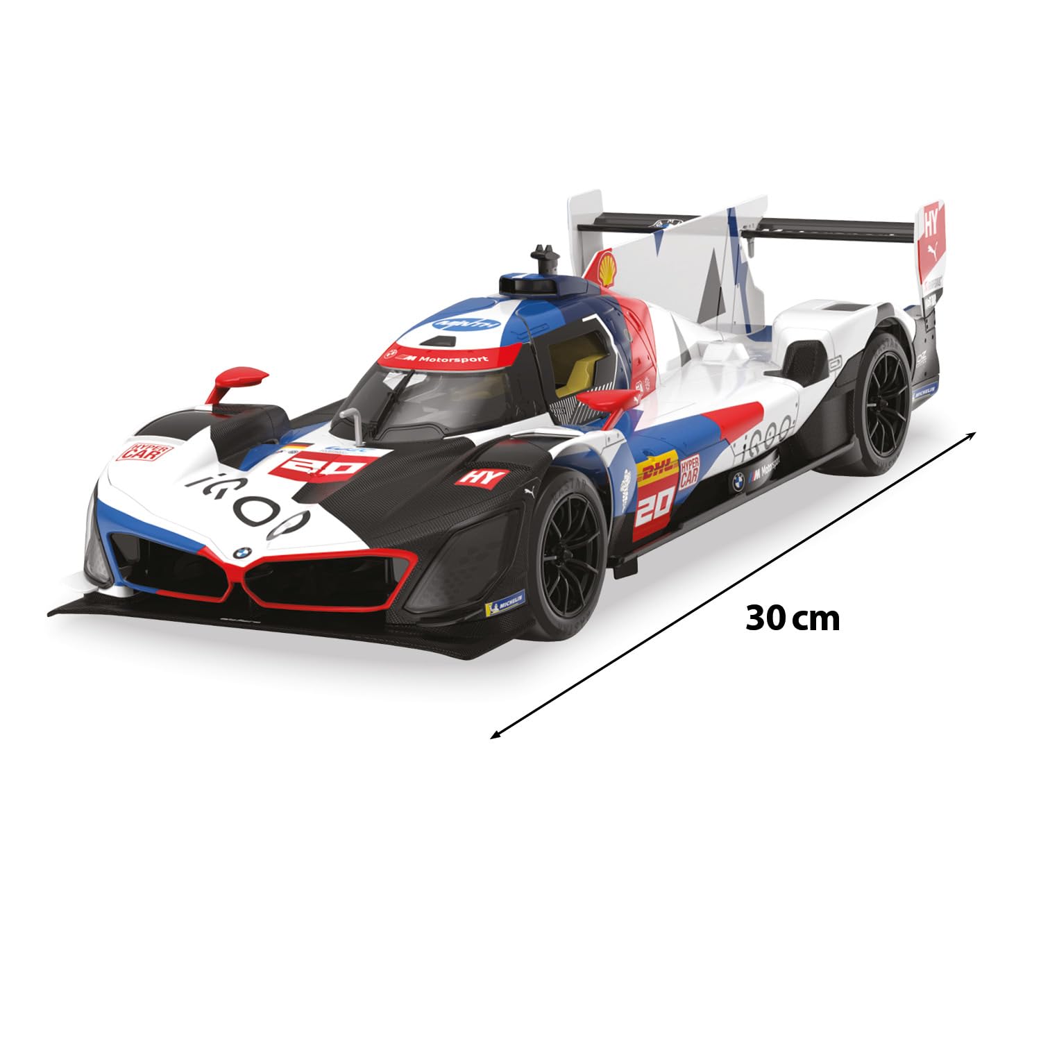 Mondo Motors BMW V8 Le Mans, Modelo en Escala 1:14, hasta 10 Km/h de Velocidad, Coche de Juguete 63837
