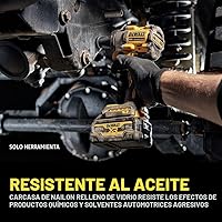 Vista 8 de DEWALT ATOMIC 20 V MAX* 1/2 pulg. Llave de impacto inalámbrica con yunque de anillo de cerdo (solo herramienta) (DCF921B)