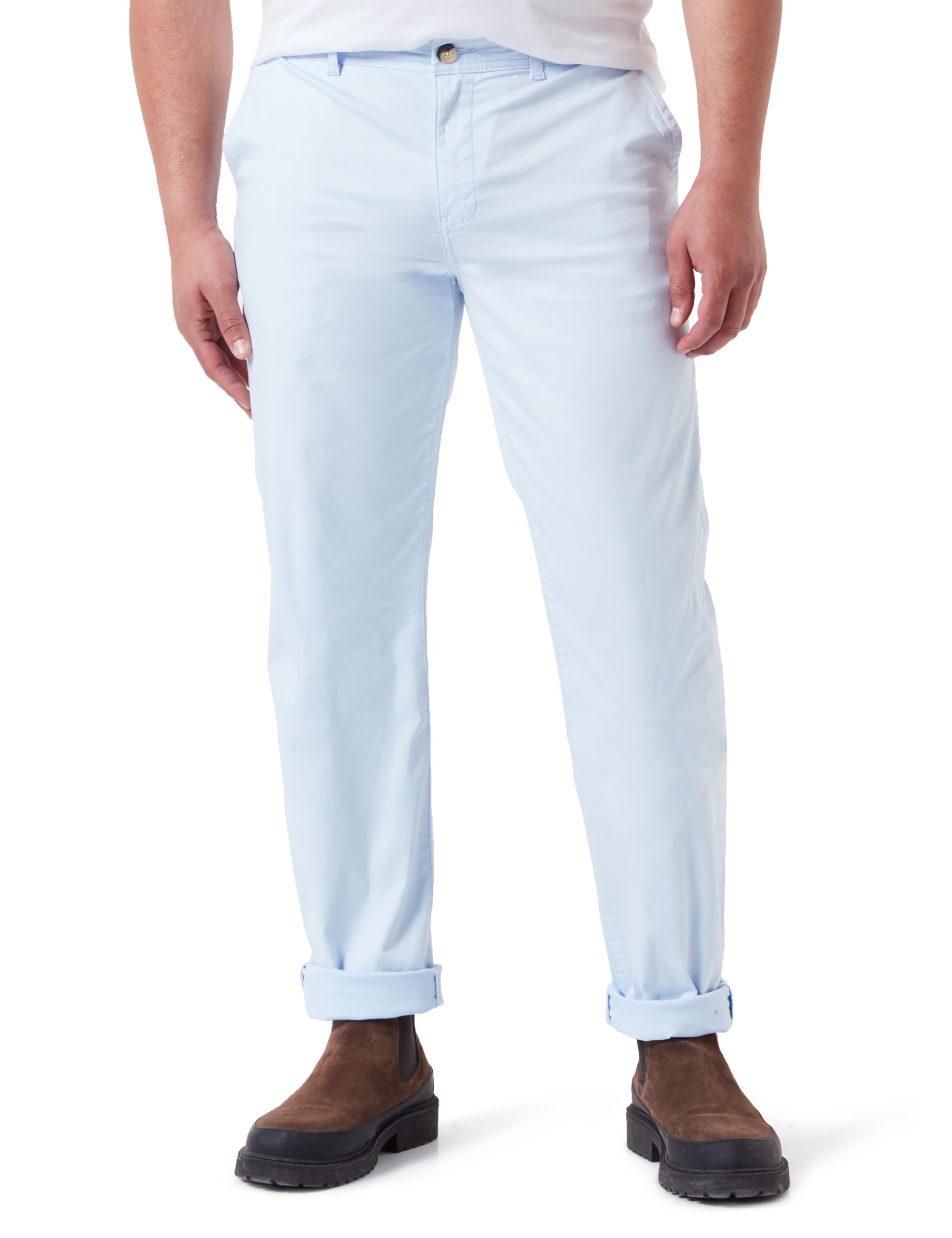 Scotch & Soda Essentials Stuart - Cotton Stretch Twill Chino Herren Chino, Shirt Blue, 36-30