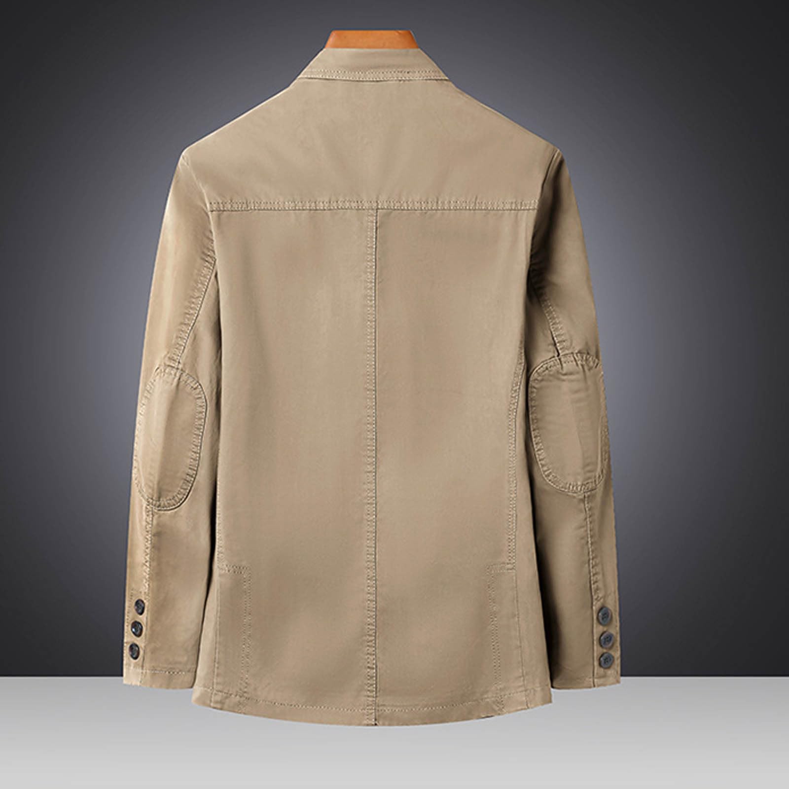 Blazer Hombre Chaqueta de Traje Americanas Primavera otoño Abrigo botón Fiesta Moda Casual Slim fit Elegant Negocios Oficina Color sólido Outwear Bolsillo Basic Tops Talla Grande 2025