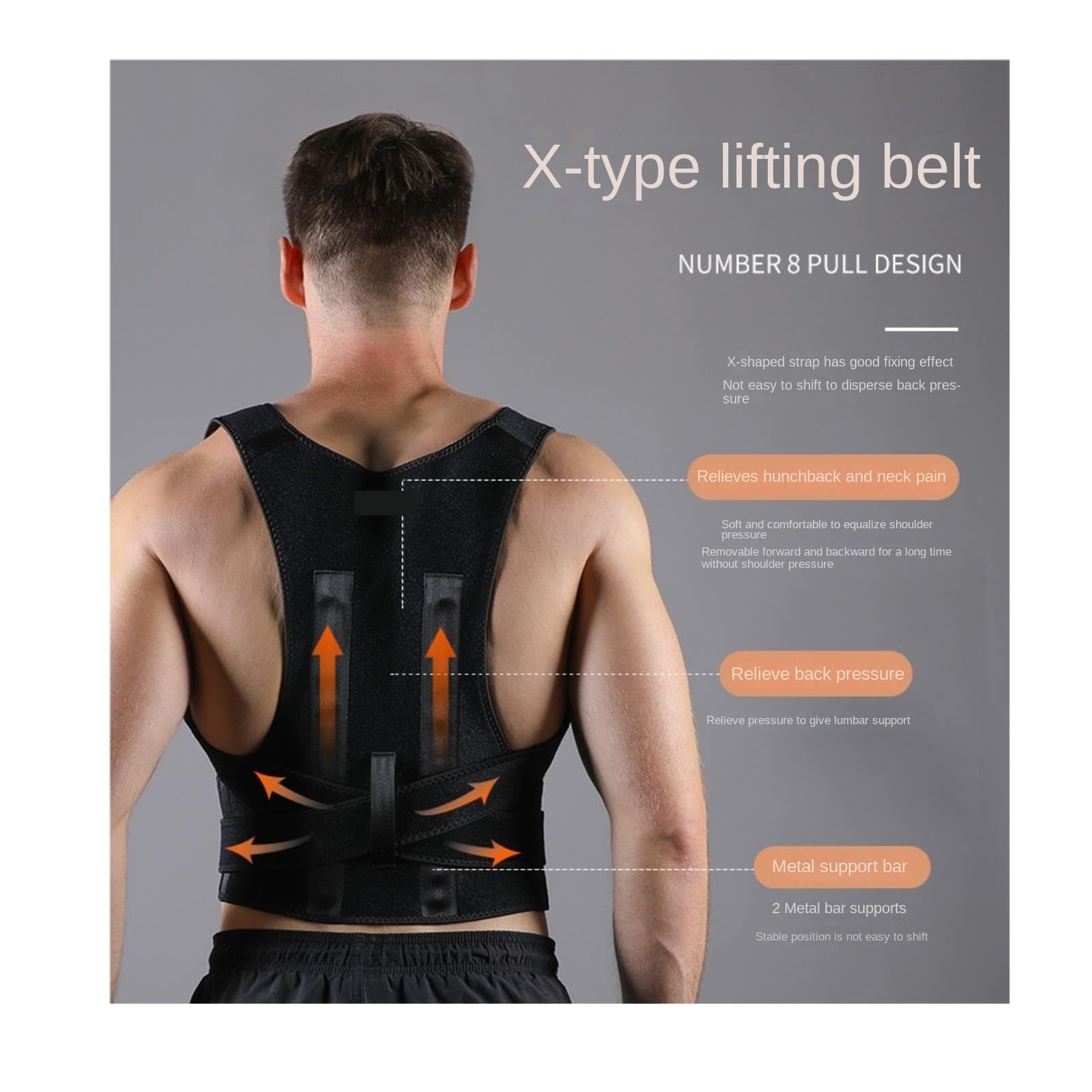 Faja Lumbar Cinturón Deportivo De Protección For La Espalda For Soporte Soporte Cinturón(Black,XL)