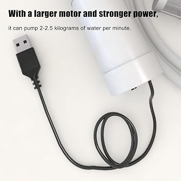 Water Siphon Pump | Self-Priming Electric Siphon,Portable USB Pump - for Aquarium Pond Sink Irrigation Pool Garden Basement RV Outdoor