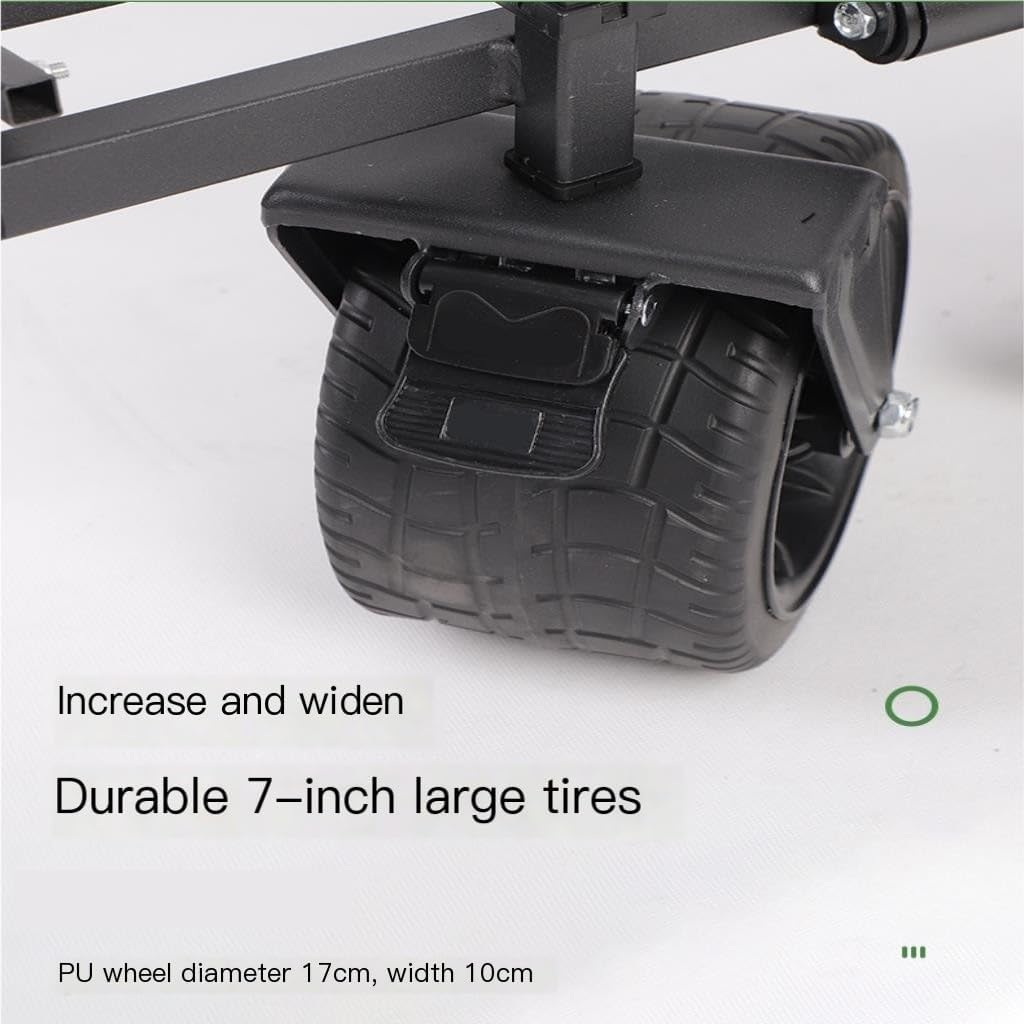 Outdoor Cart Fashionable Outdoor Camper, Stall Storage, Outdoor Camp Trailer, Home Shopping, Portable Foldable Trolley Outdoor Gardening Carts(Medium)