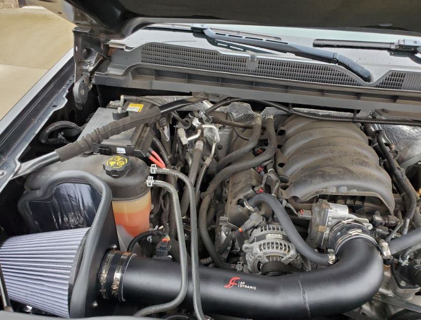 Air Filter intake Compatible with Silverado 1500 14-16 5.3/6.2L V8 w/ Heat Shield