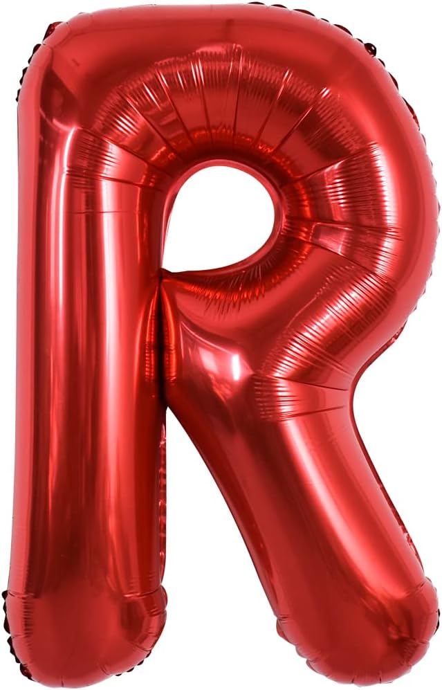 Amazon.com: TONIFUL 40 Inch Large Bright Red Letter Balloons A-Z, Giant