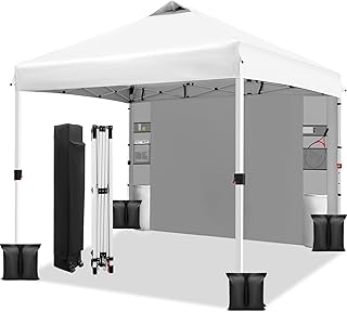 10 Pop Up Gazebo Ideas for Flexible Backyard Shade 10 WEIZE 10x10 Pop Up Canopy Tent,One-Button Push Setup,Pop Up Tent with 1 ...