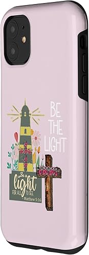 Miniatura 8 de Funda para iPhone 1212 Pro Be a Light for all the See Matthew 516 Faro Cristiano