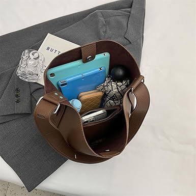 Amazon.com: OEIPSMK Bucket Bags for Women Slouchy Hobo Bag