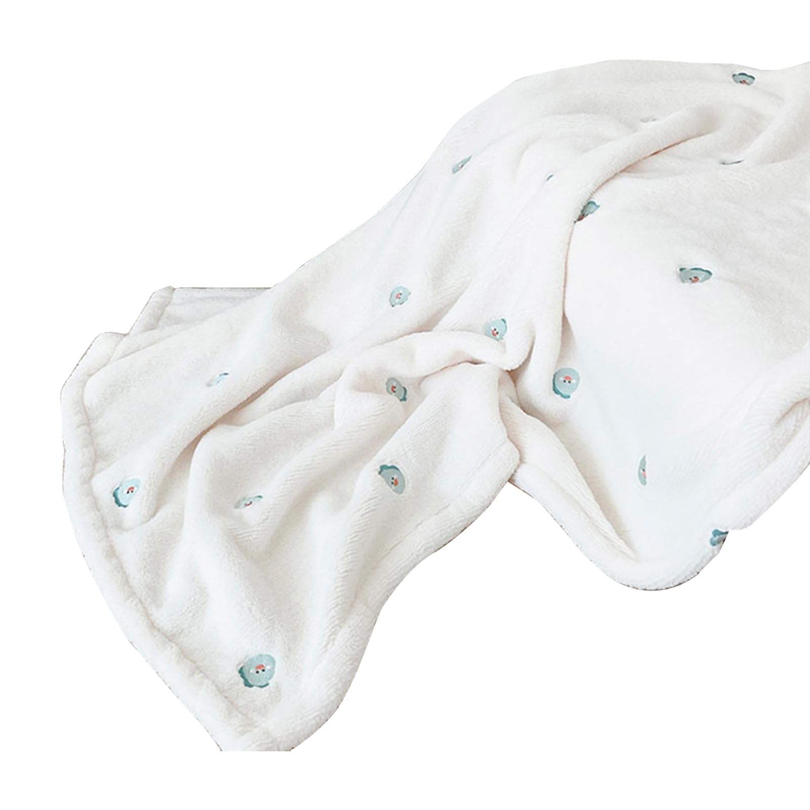 Kalttoy G Baby Receivin Blanket Coral Fleece Throw Blankets Warm Bath Towel Cartoon Print Swaddles Wrap For Newborns Baby Throw Blanket