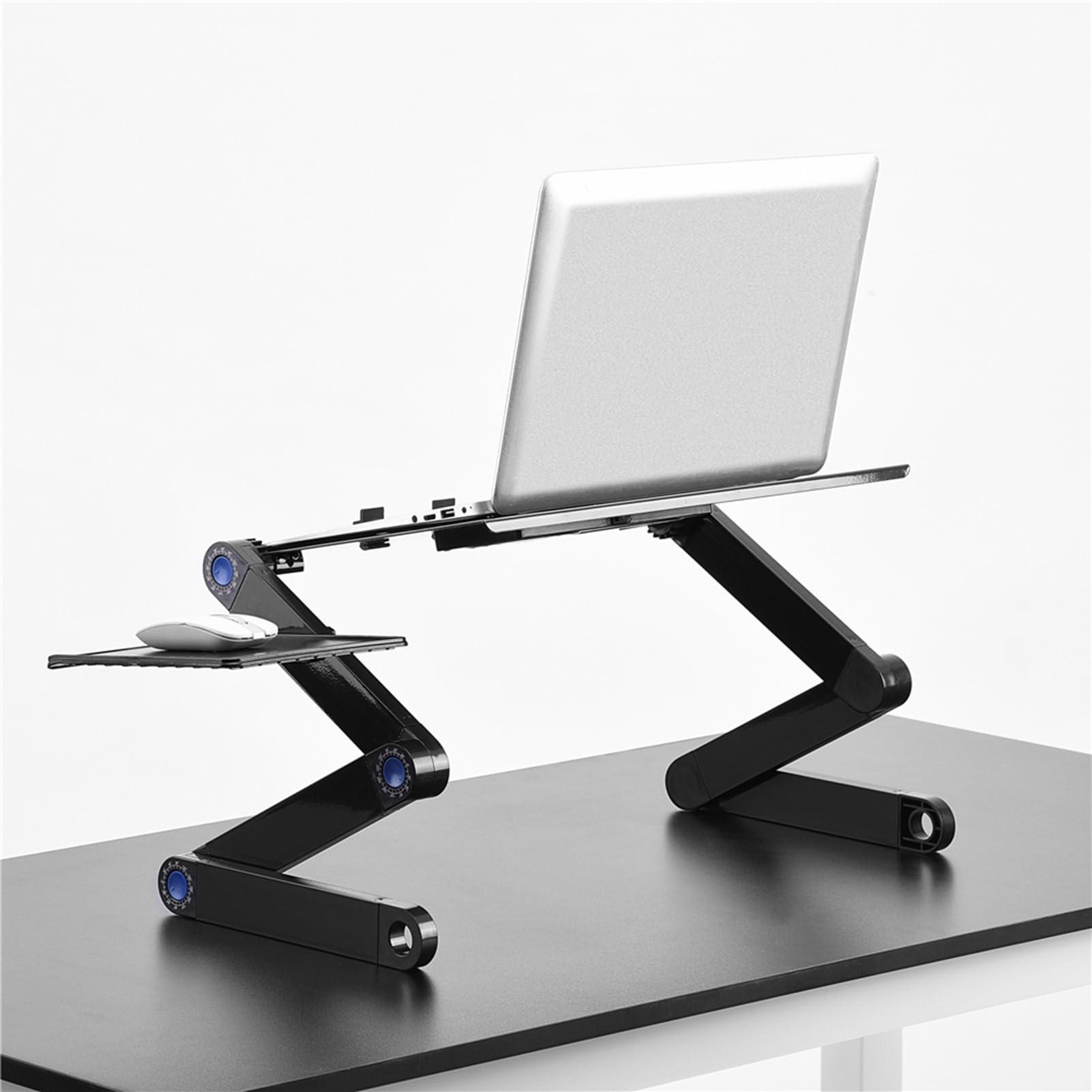 Supporto Regolabile per Laptop 360, Scrivania in Lega di (BLACK)