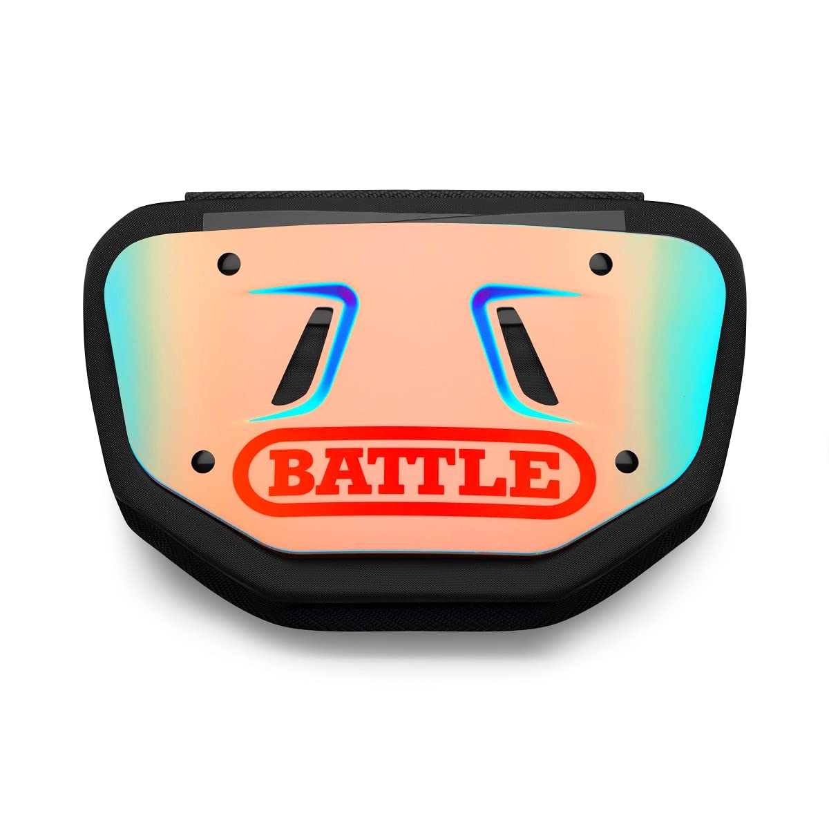 Battle Sports Iridescent Chrome Football Back Plate - Adult