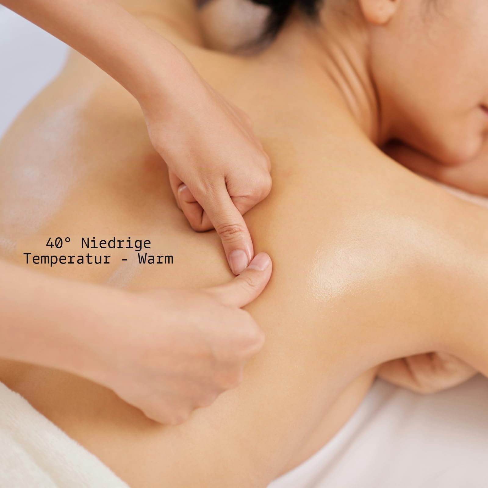 Massagekerze, feuchtigkeitsspendend und nahrhaft für Home SPA (Kaffee Wodka)