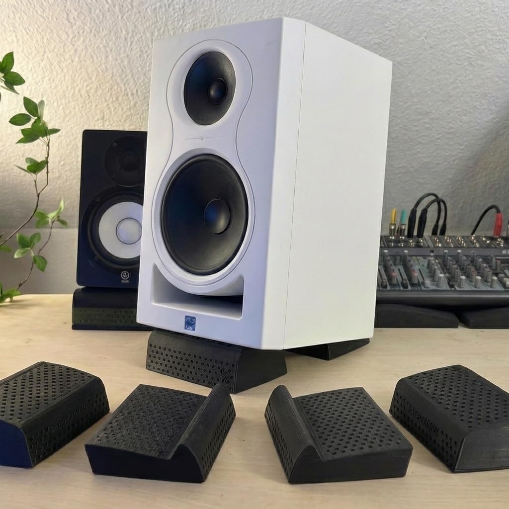 Soundrise Blue Waves Modular Desktop Speaker Stands (2‑Set Bundle)