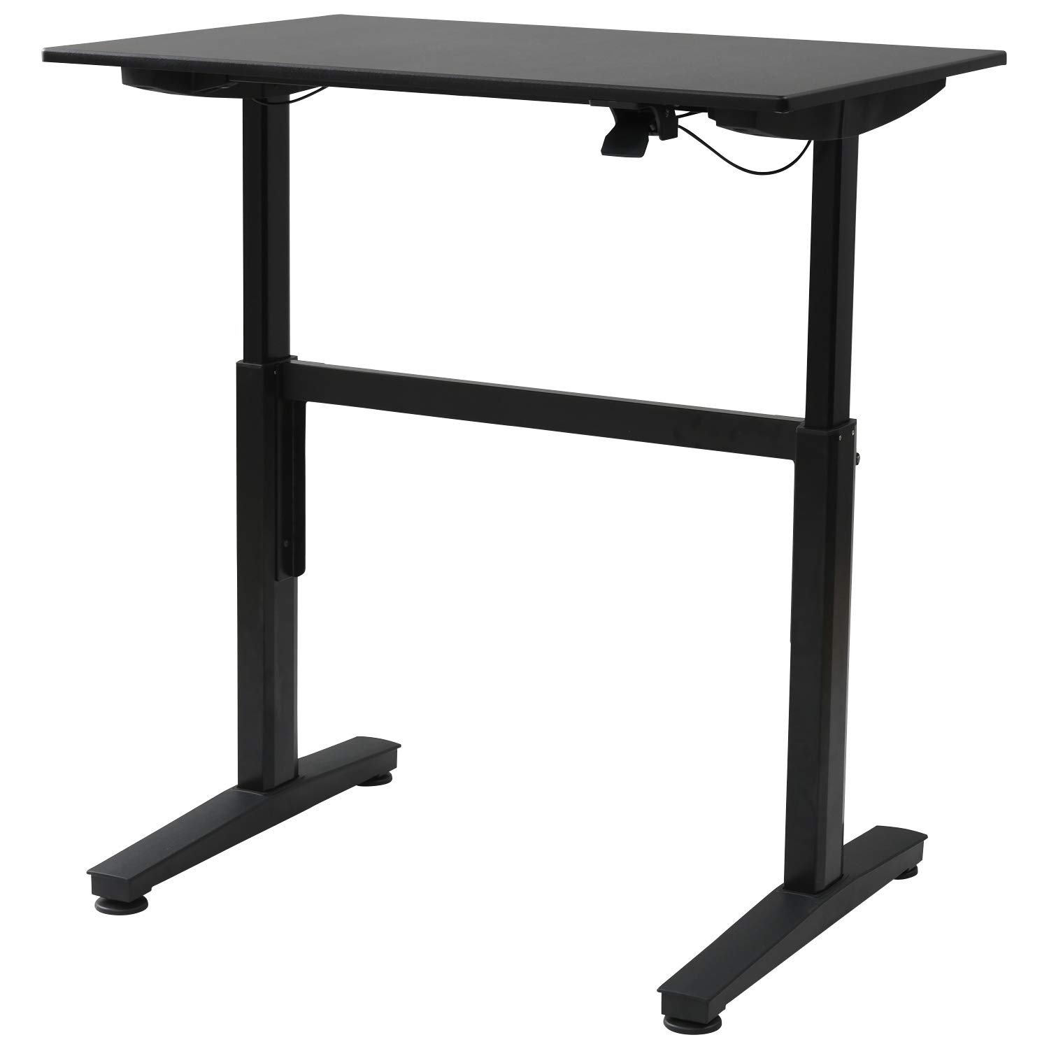 Amazon.co.jp: [山善] 昇降式デスク (ガス圧式) スピード昇降 安定昇降  