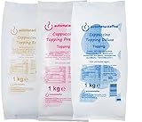 Automatenfähiges Milchpulver Topping Testpaket | Cappuccino Topping mit 52% Milchanteil | 70%...