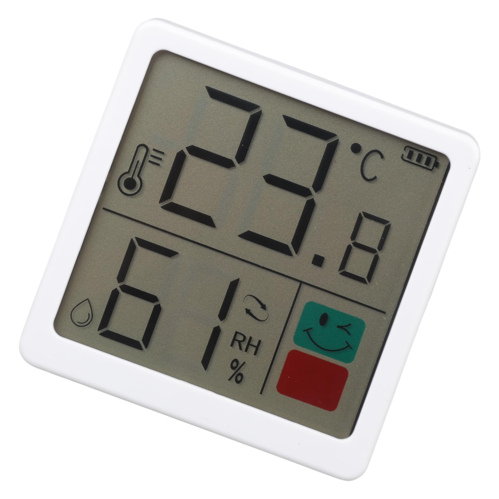 Jazuaiao Humidity Temperature Meter with Wide Ranges Measurement Easy Reading Screen Display for Greenhouse Wine Cellar High Accuracy Digital Hygrometer Thermometers