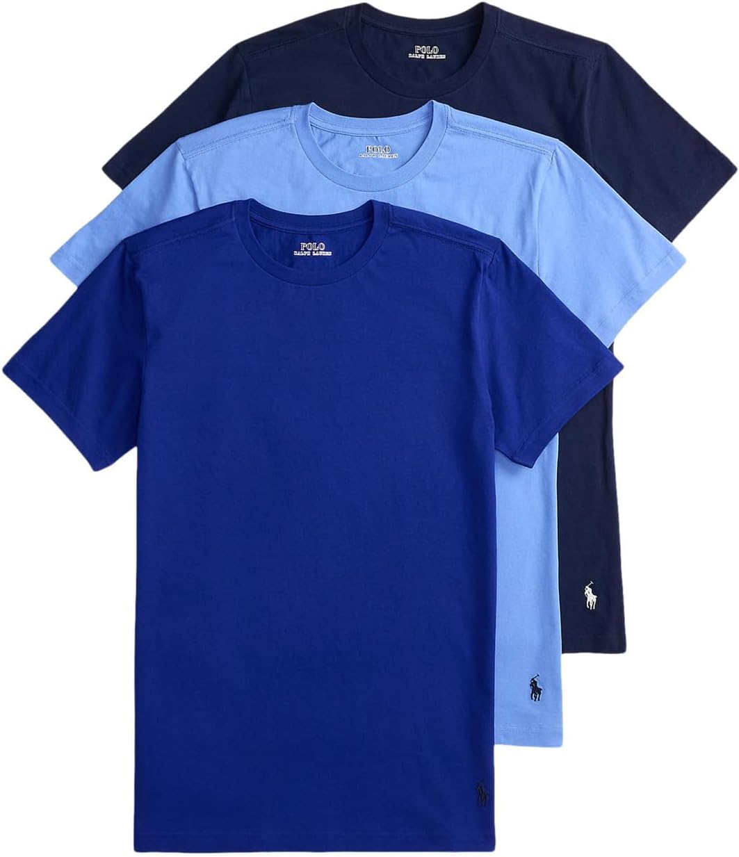 Polo Ralph Lauren Men's Slim Fit Cotton Crew Undershirt 3-Pack