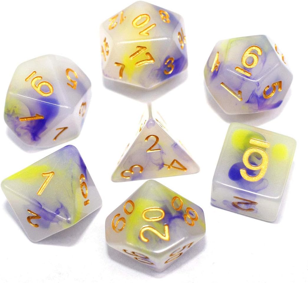 Dice DND Polyhedral Game Dice Set RPG Dice Fit Dungeons and