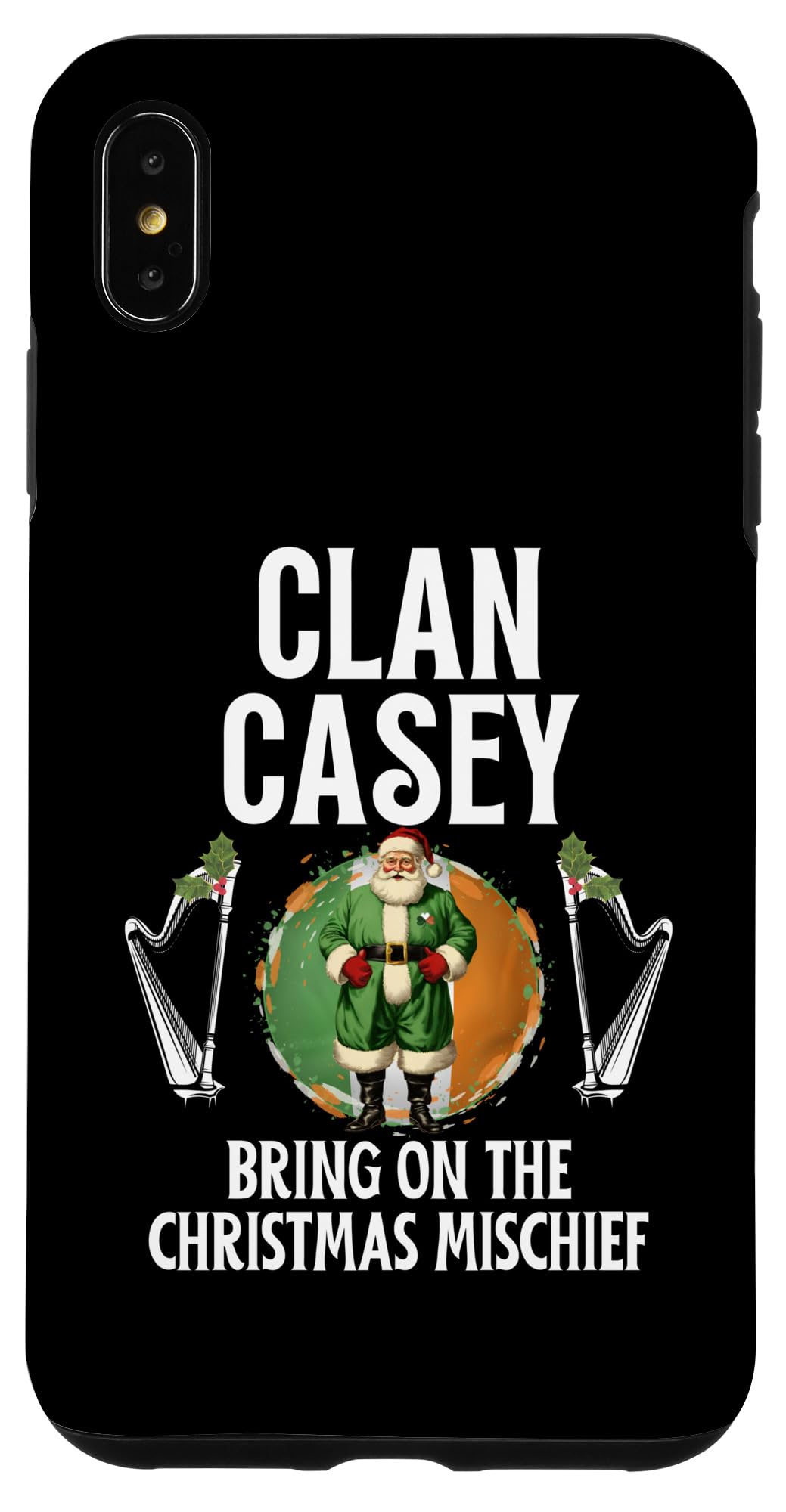 iPhone XS Max Casey Clan Christmas Ireland Family Name Party Case