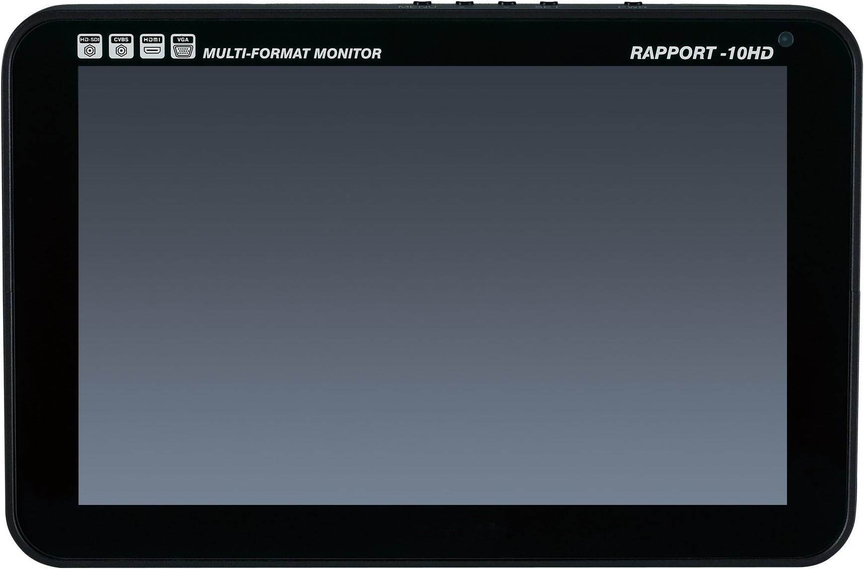 Wonwoo RAPPORT-10HD Portable HD Multi-Format Input Monitor; Built-in 10.05" High Resolution LCD; USB Port Prepared for Recorded Image Backup to PC; 4:3 and 16:9 Screen Aspect ratios