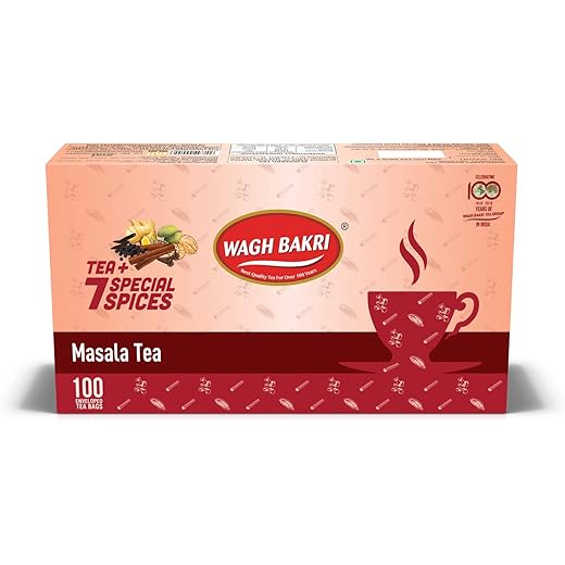 Wagh Bakri Masala Chai Tea Bags 200 Grams