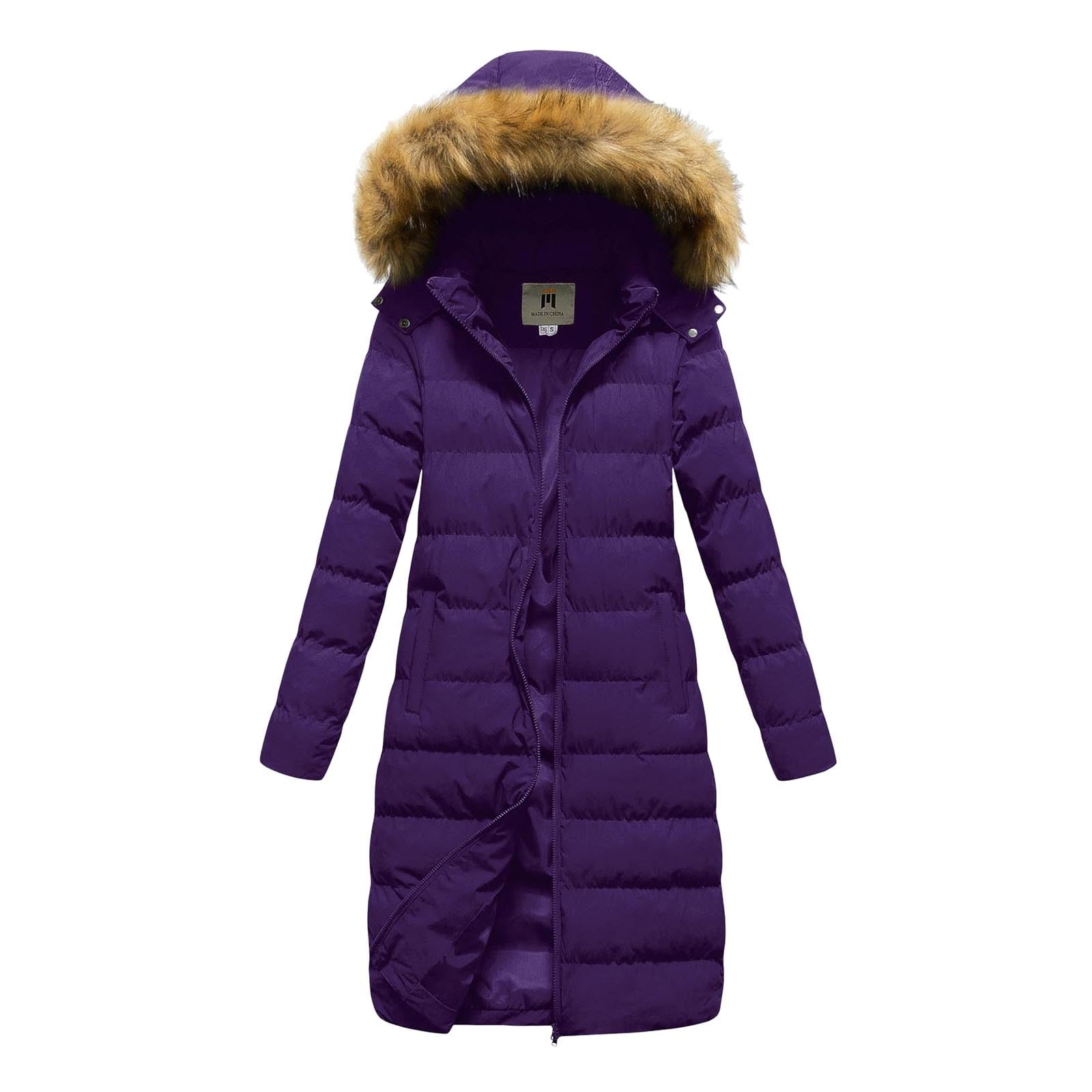 Chaqueta Acolchada Mujer para mujer con aislamiento de plumón y capucha desmontable Chaqueta Casual Mujer Invierno