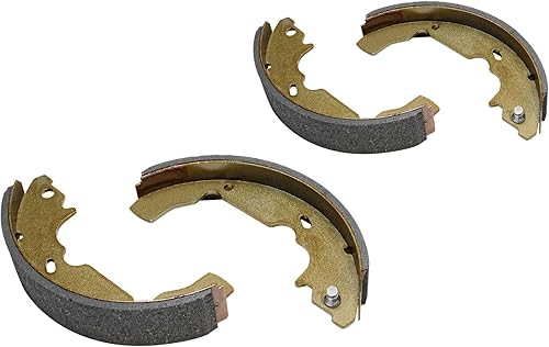 Miniatura 8 de Detroit Axle - Zapatas de freno traseras para Toyota Sienna Chevrolet Equinox Pontiac Aztek Torrent, reemplazo de zapatas de freno semimetálicas