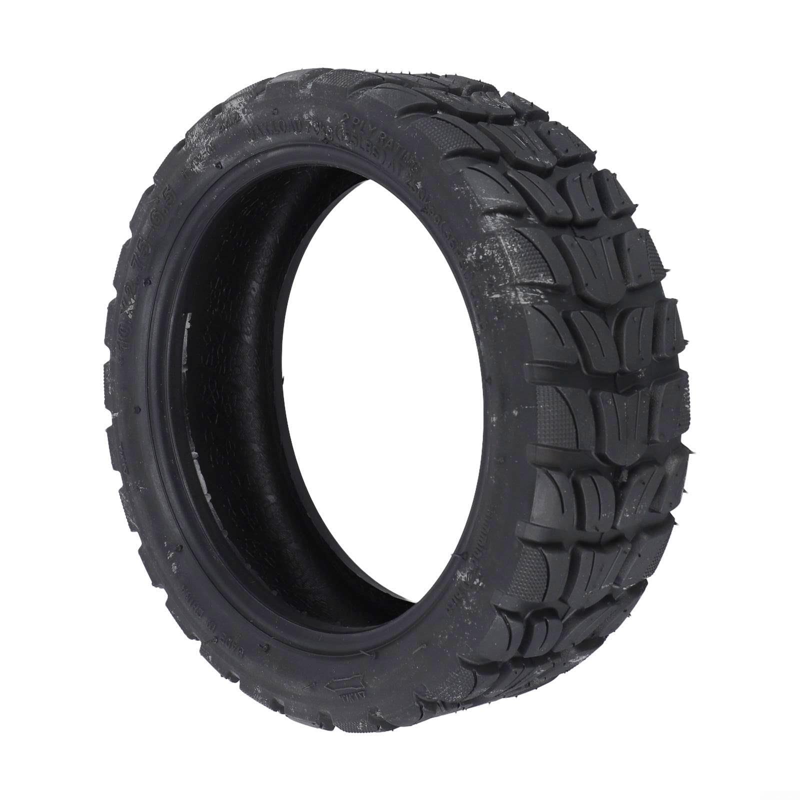 Solid Tire,10 Inch 10X2.75-6.5 Off-road Tubeless Tyre Rubber Wearproof Tubeless Tire