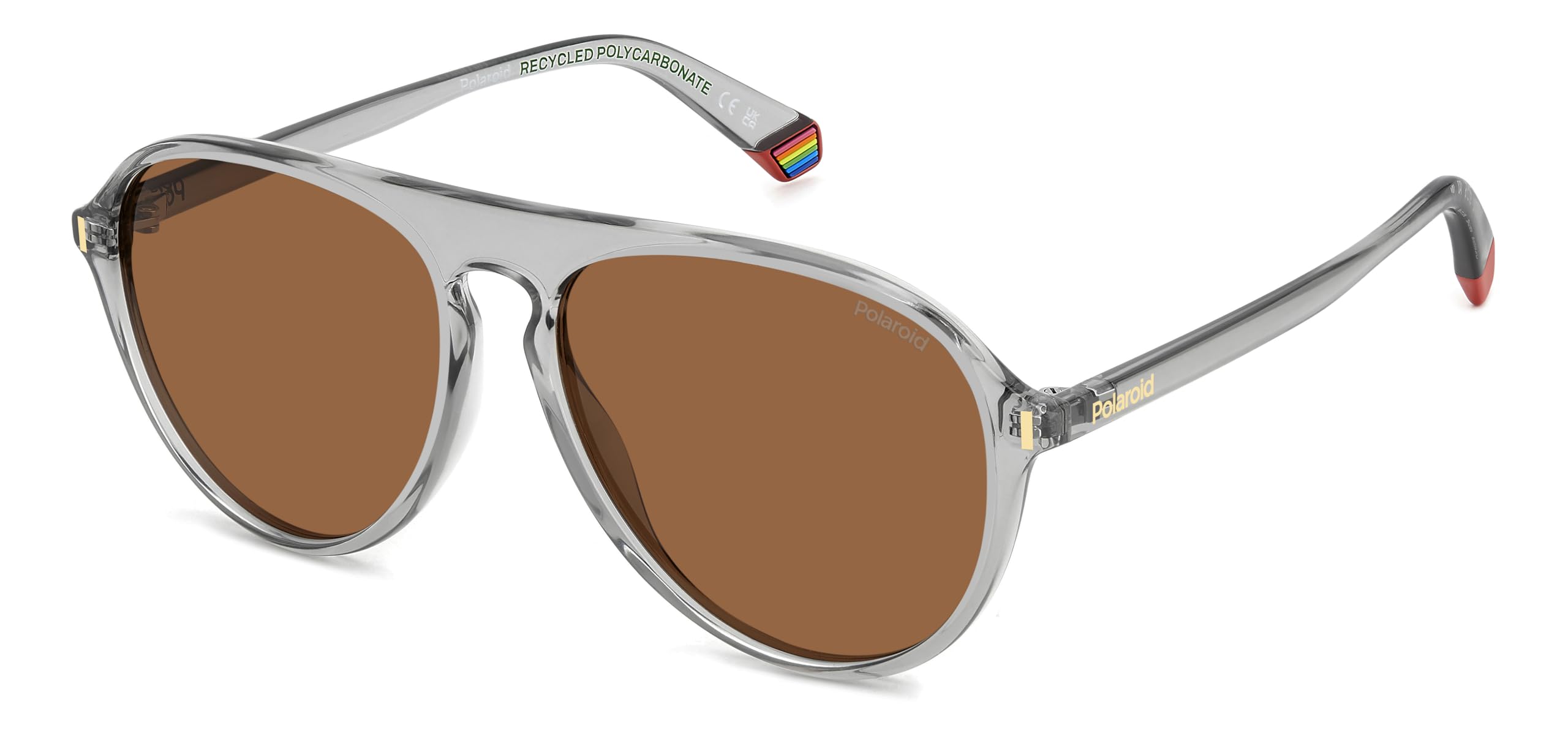 POLAROID Brille PLD 6225/S Größe 57-15 mm Grau/Eye size: 57 - Bridge size: 15